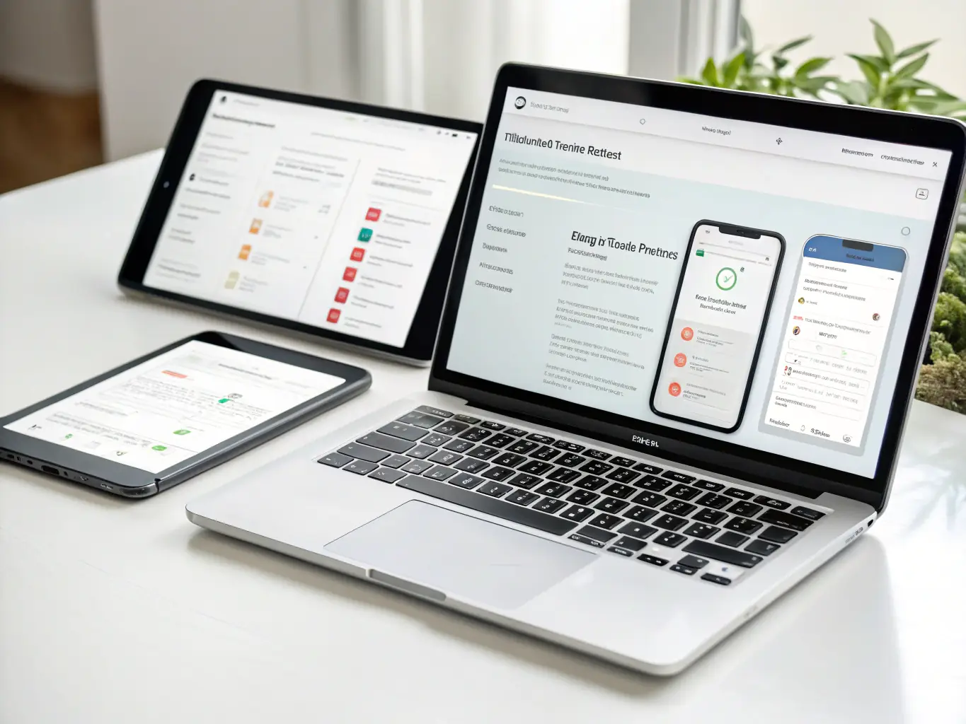 An image showing seamless integration of software with various devices and platforms, highlighting compatibility and ease of use.