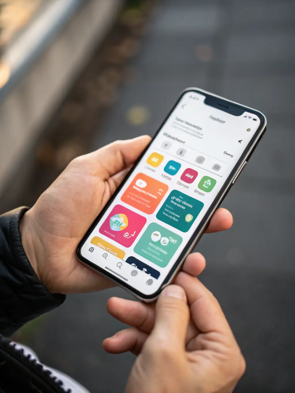 A depiction of a mobile app interface, showcasing user-friendly design and seamless functionality, representing AAA Office, Inc's mobile app development skills.